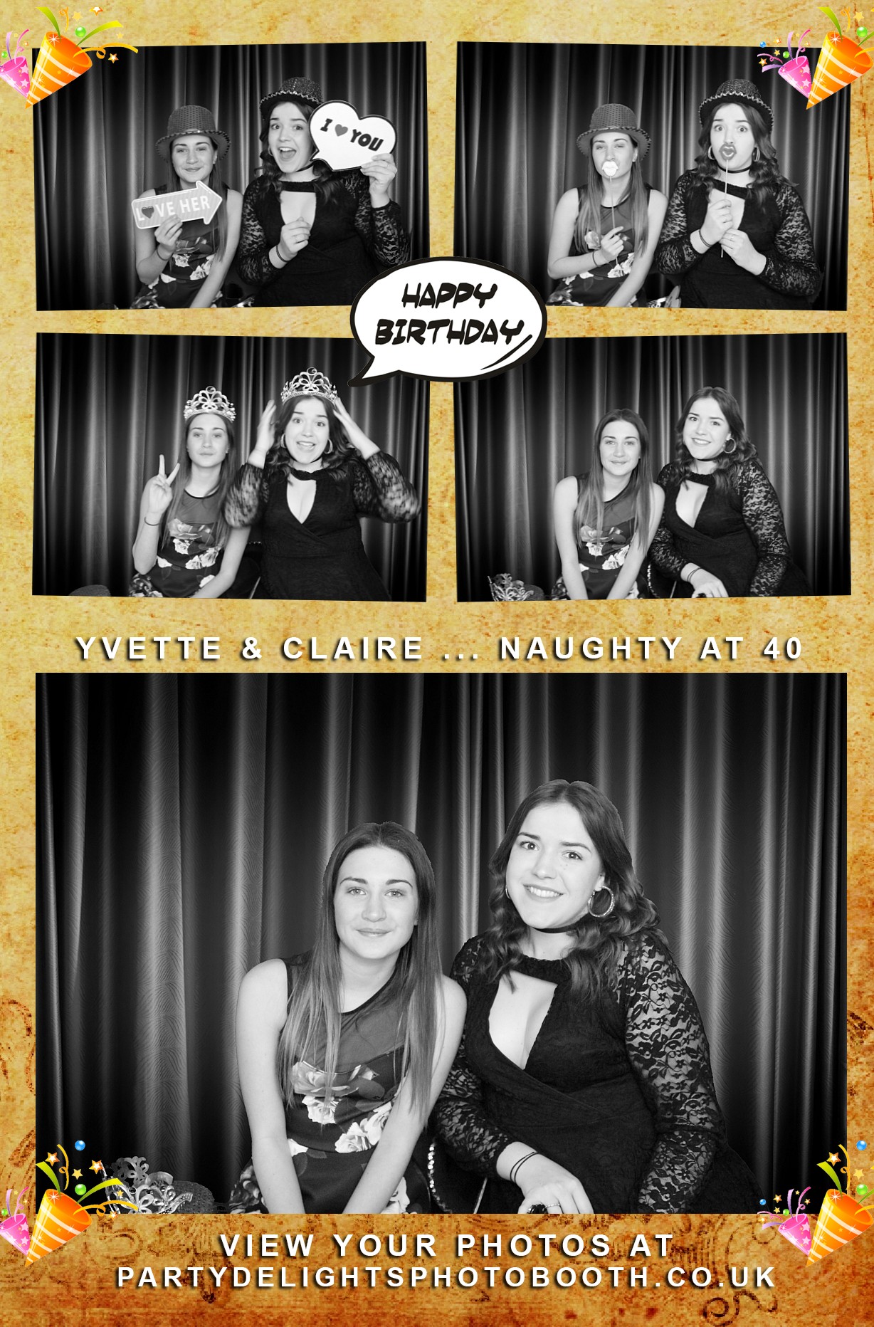 Yvette and Claire’s 40th birthday! - Prints | View more photos from the event at gallery.partydelightsphotobooth.co.uk/u/PartyDelightsPhotoBooth/Yvette-and-Claire’s-40th-birthday-Prints
